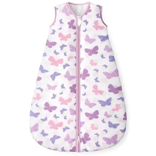 Yoofoss Baby Sleep Sack 0-6 Months, 1.5 Tog Baby Wearable Blanket with 2-Way Zipper, 100% Organic Cotton Fabric Winter Infant Sleeping Sack, Warm Soft Comfy