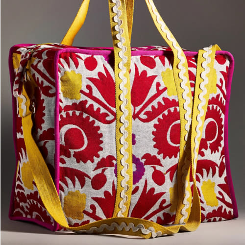 Jacquard Weekender Tote | Anthropologie