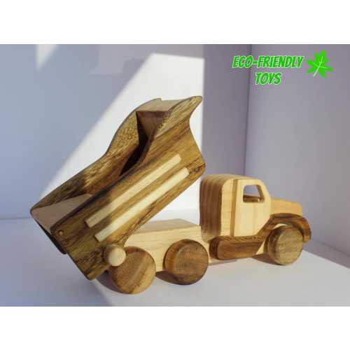 Wooden Dump Truck Toy / Personalised Handmade Wooden / Birthday Gift For Children / Kids Toys Best Toys For Kids/ Eco-Friendly Toys