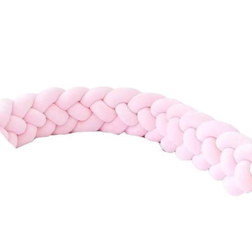 1 Piece handcrafted bed anti - bump rug. Wool yarn, home accent. Knitting & craft yarn. Cozy, soft, good for felting & cushions. Bulky, thick for DIY. (White - 2m)