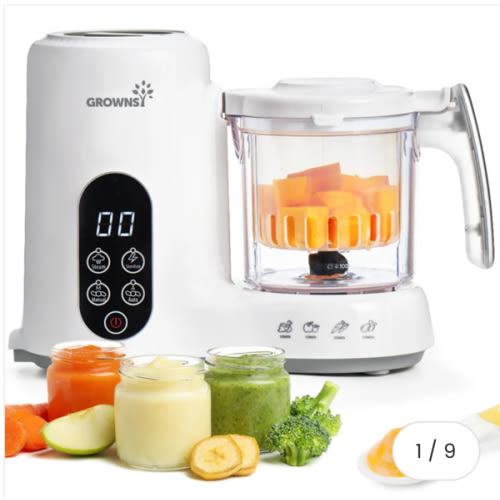 Baby Food Maker with Touch Screen, Baby Food Processor & Blender – GROWNSY