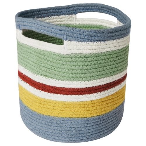 STRANDSKATA Storage bag - braided/multicolor 7 ¾ "