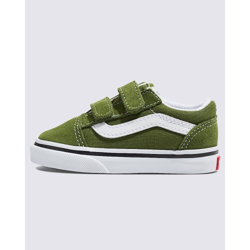 Toddler Old Skool V Shoe in Pesto Green | Vans