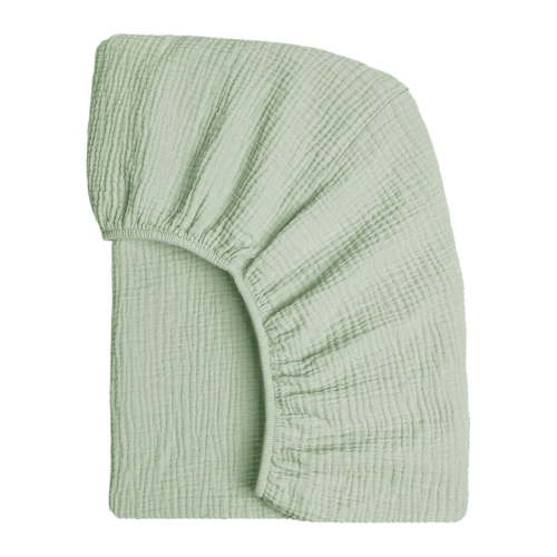 Muslin Fitted Crib Sheets 100% Cotton Baby Crib Sheets for Crib Mattress (16"x 32"), Soft and Breathable for Boys, Girls