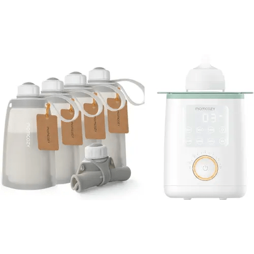 Momcozy Silicone Breastmilk Storage Bags & Nutrients Bottle Warmer