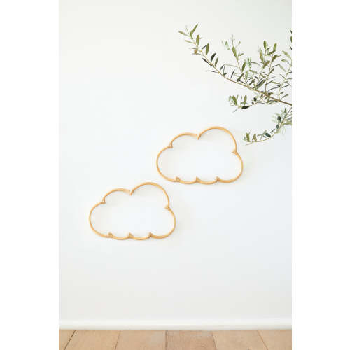 Rattan Wall Decoration Cloud- "DREAMY" Handmade & Natural By BEBE BASK® – BEBE BASK