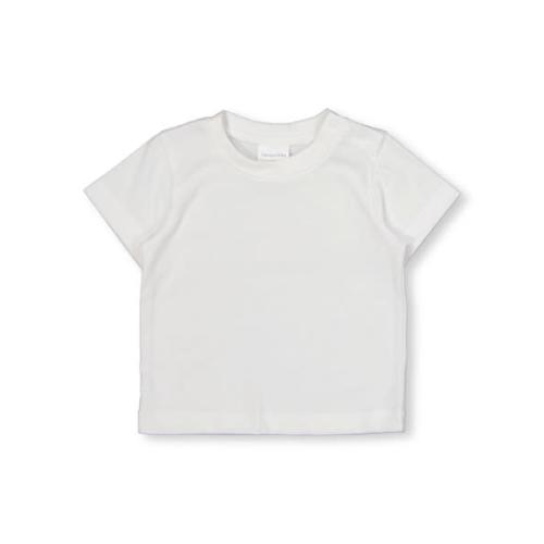 White Baby Cotton Plain Short Sleeve Tee | Best&Less™ Online