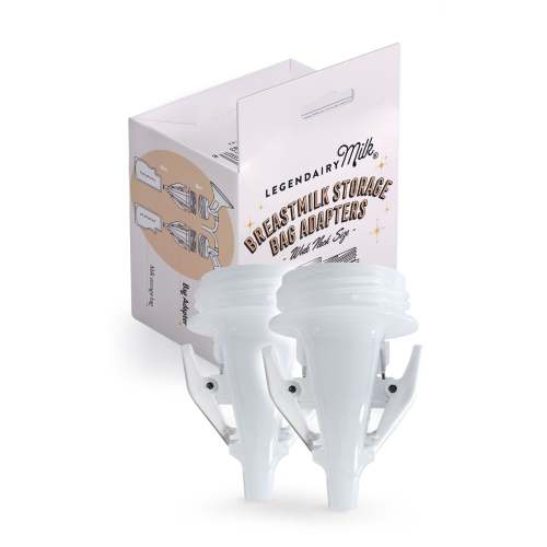 Breastmilk Storage Bag Adapters - Wide Mouth