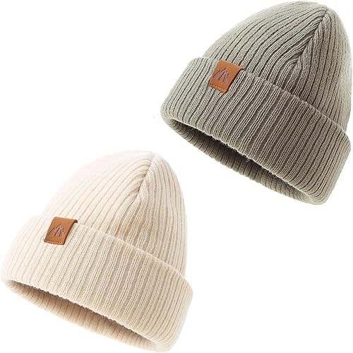 LMLALML Beanie for Toddler Boys Elegant Baby Beanie Knit Winter Hat for Kids