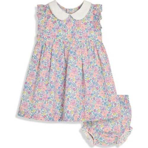 Floral Cotton Dress & Bloomers, 6-12M