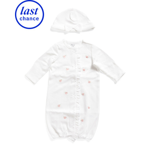 Newborn Girls Sweet Floral Gown With Hat Set | Baby | Marshalls