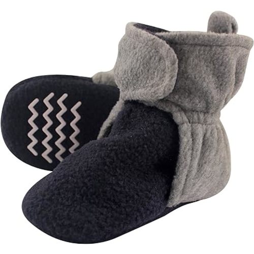Hudson Baby Unisex-Child Cozy Fleece Booties Slipper Sock