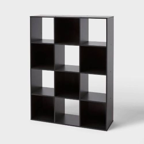 11" Cube Book Shelf Black - Brightroom™