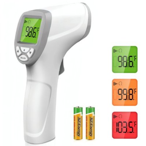 Digital Thermometer for Adults Kids: 2 IN 1 No-Touch Baby Forehead Thermometer with Fever Alarm and Instant Accuracy Readings