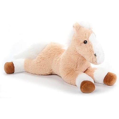 The Petting Zoo Floppy Palamino Horse Stuffed Animal Plushie, Gifts for Kids, Wild Onez Barnyard Animals, Palamino Horse Plush Toy, 16 inches