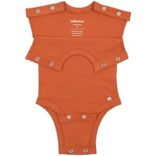 Bottom-Up Baby Bodysuit, Onesie with Top Snaps, As Seen on Shark Tank, 100% GOTS Organic Cotton, Boy/Girl Clothes