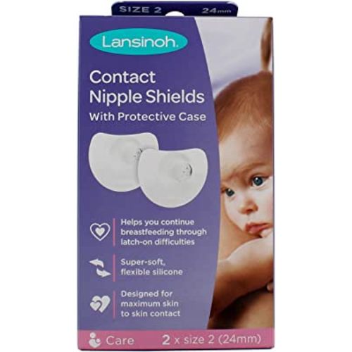 Lansinoh Contact Nipple Shields, 2 Count (3 Pack)