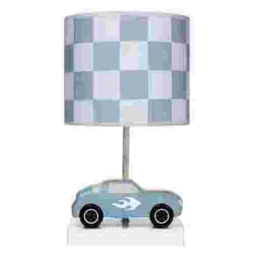 Lambs & Ivy Little Racer Hand Painted Car/Transportation Lamp w/ Shade and Bulb