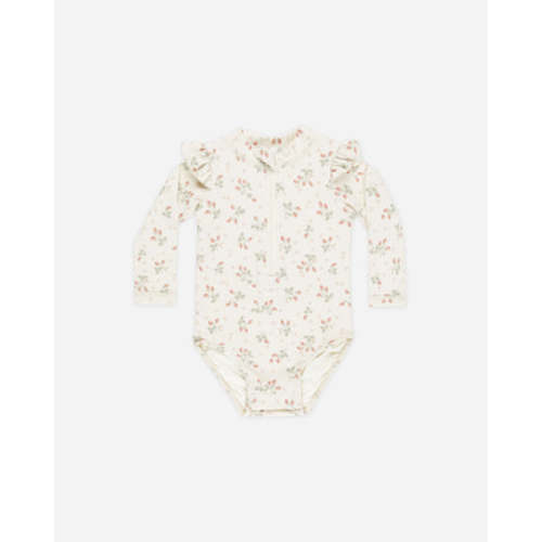 Byron Rashguard One-Piece || Strawberries