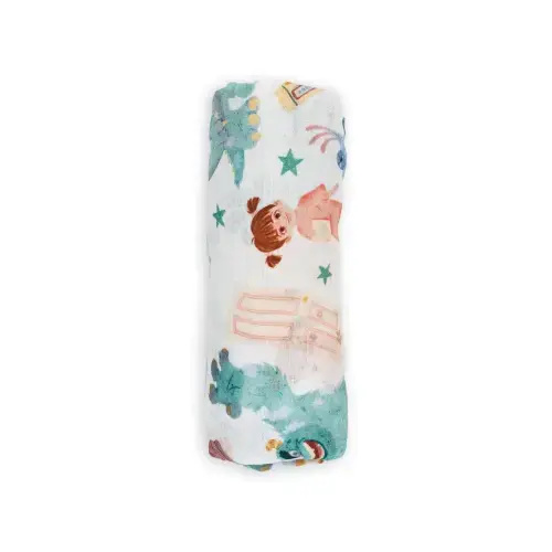 Monsters Muslin Swaddle Blanket – Ellie Sue