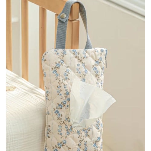 Quilted Floral Baby Wipe Travel Bag in 3 designs