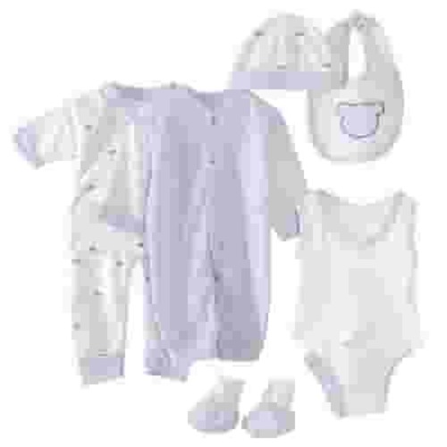 Caqnni 8Pcs 0-3 Months Baby Layette Shower Clothing Set Unisex Girls Boy Grow Comfort Soft Clothes Cartoon Outfits Gift Layette Set Boy Girl 8PCS Girls Outfits&Set (Z102)