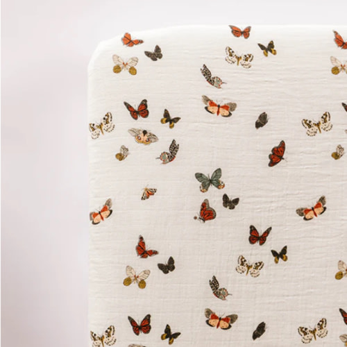 Butterfly Migration Crib Sheet