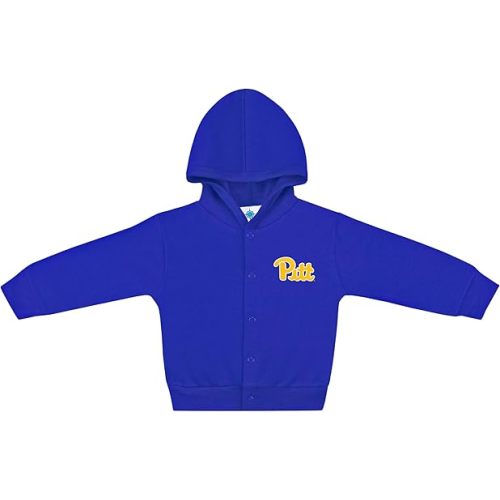 Creative Knitwear College Baby Snap Hooded Jacket - Team Logo, Multiple Colors, for Boys & Girls, (0-24 Months)