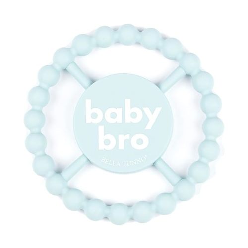 Baby Teether by Bella Tunno, Silicone Teethers for Babies 3-6 months, 6-12 months, Baby Toys, Pacifier, Teething Relief, Boys, Girls, Baby Bro