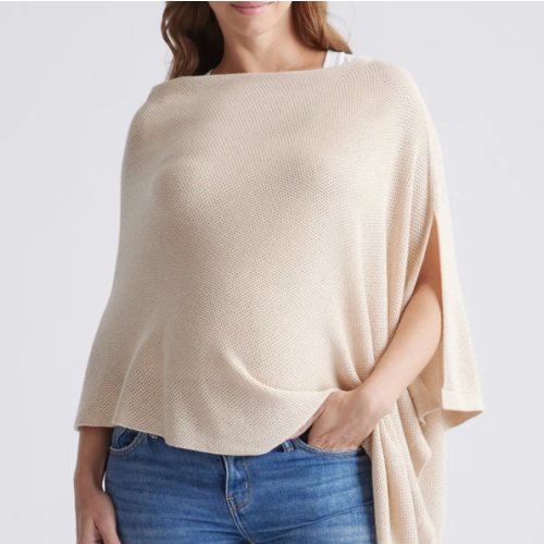 Lightweight Cotton Cashmere Nursing Shawl