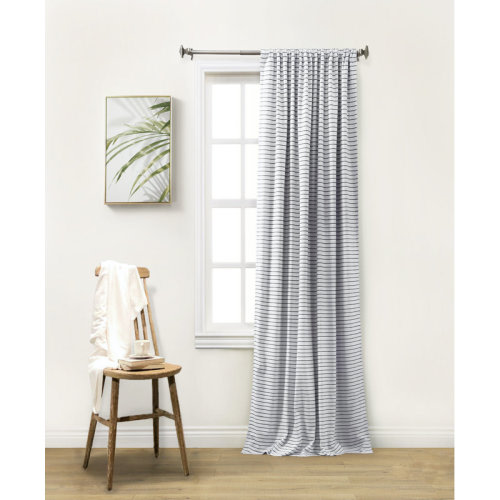 Gracie Oaks Dhriya Cotton Blend Rod Pocket Room Darkening Single Curtain Panel & Reviews | Wayfair