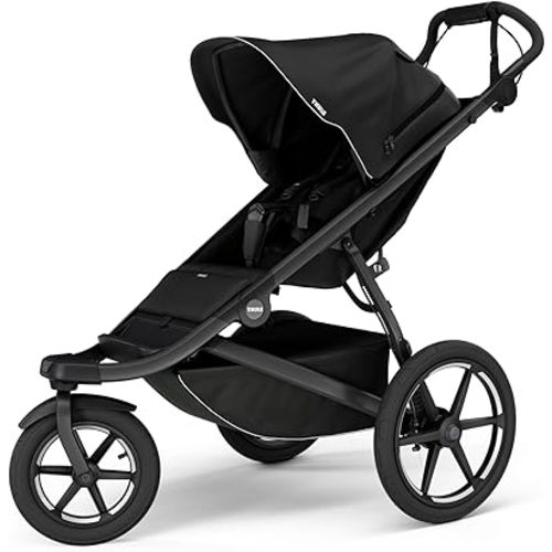 Thule Urban Glide 3 Single Child All-Terrain Stroller, Full-Suspension System, Air-Filled Tires, Upright seat with Adjustable Recline and Built-in legrest