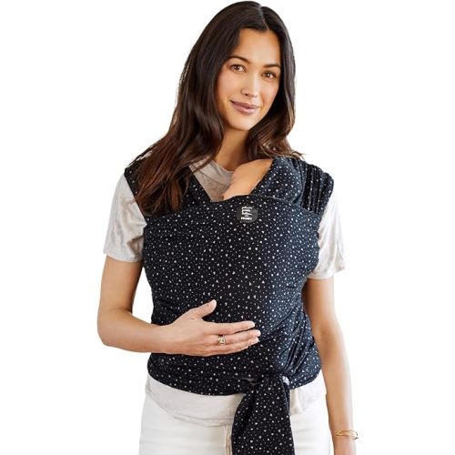 Moby Wrap Baby Carrier by Petunia Pickle Bottom | Classic | Baby Wrap Carrier for Newborns & Infants | #1 Baby Wrap| Keeps Baby Safe & Secure | Adjustable for All Body Types | Terrazzo Black