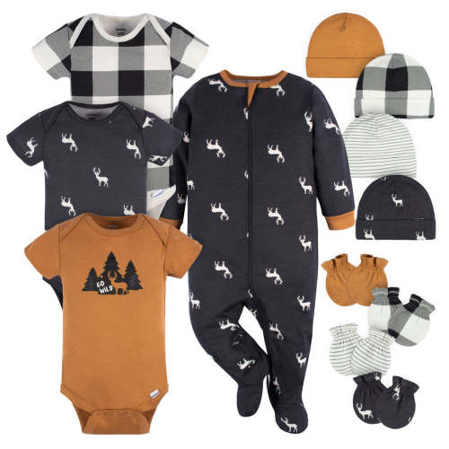 12-Piece Baby Boys Deer Layette Bundle – Gerber Childrenswear