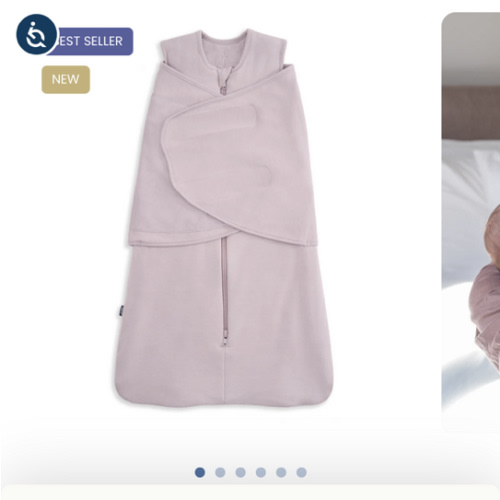 HALO Mauve Bamboo Swaddle 2.0 TOG | Gentle, Soft & Snuggly