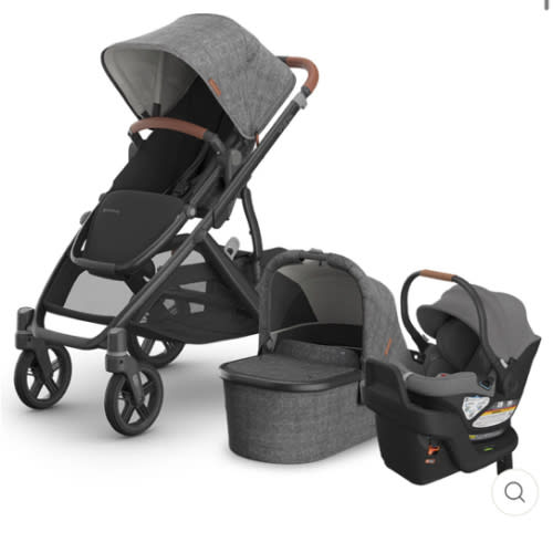 Vista V3 Stroller + Aria Travel System - Greyson / With a Bassinet / Greyson