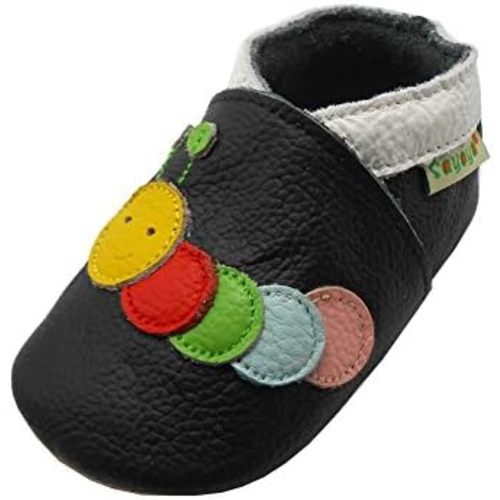 SAYOYO Baby Shoes Soft Leather Sole Infant Toddler Prewalker Shoes