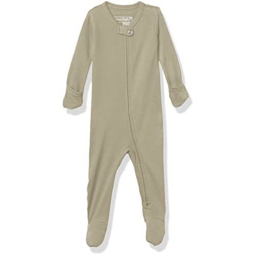 L'ovedbaby Unisex Organic Baby Zipper Footie