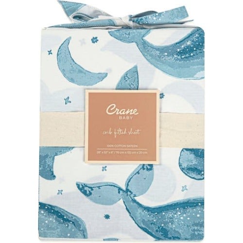 Cotton Sateen Fitted Crib Sheet