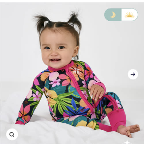 Jungle Blooms Zippy | Little Sleepies