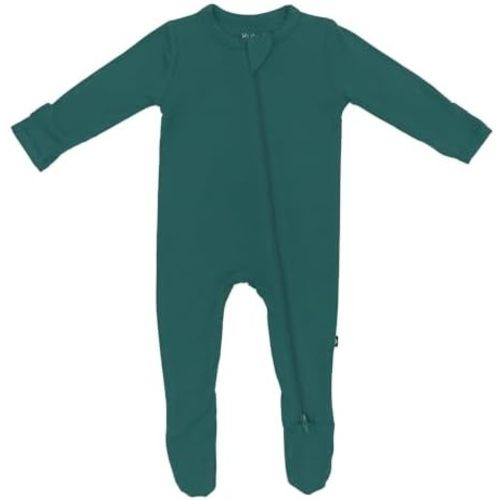 KYTE BABY Unisex Zipper Closure Footies, Rayon Made From Bamboo, 0-24 Months