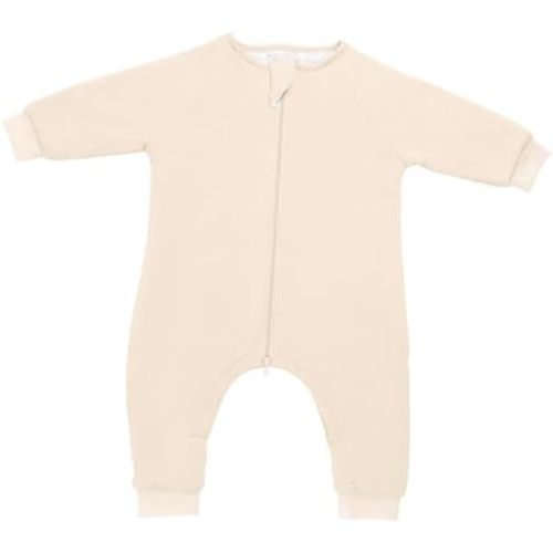 Baby Sleep Suit 1.0TOG Long Sleeve Wearable Blanket with Legs, Soft Sleeping Bag with Feet newborn to 24 Months