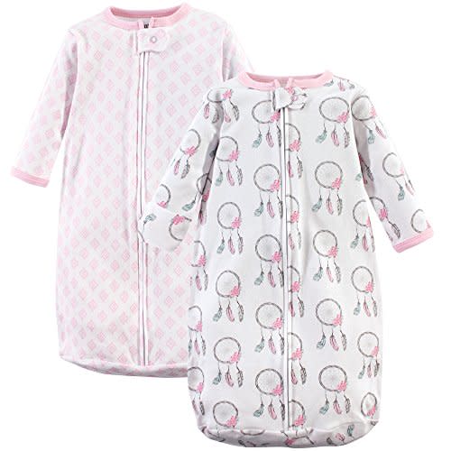 Hudson Baby BabyCotton Long-Sleeve Wearable Sleeping Bag, Sack, Blanket