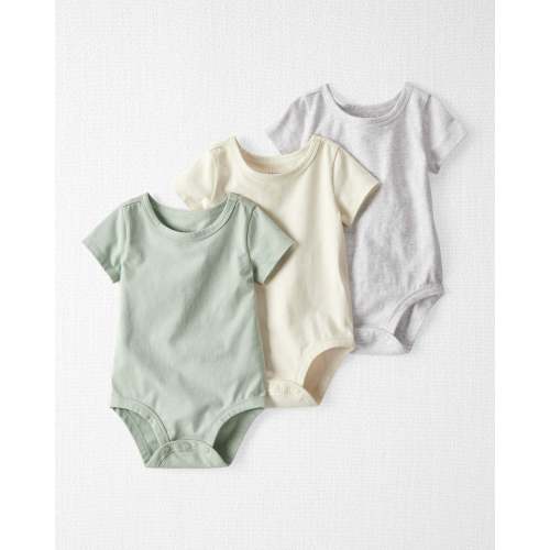Baby 3-Pack Organic Cotton Bodysuits - Little Planet | Carter's