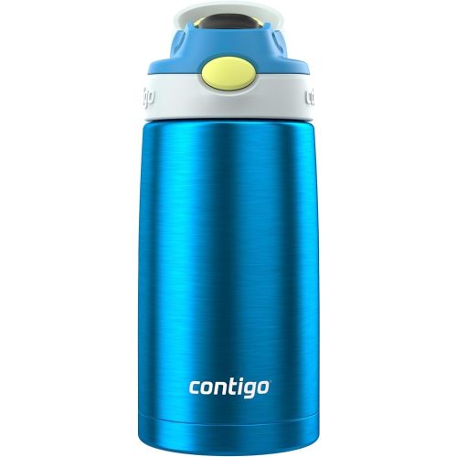 Contigo® Kids Stainless Steel Water Bottle with Redesigned AUTOSPOUT® Straw, 13 oz