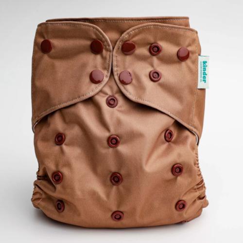 Solid Color: Essentials Pocket Cloth Diaper with Athletic Wicking Jersey, Grows with your Baby