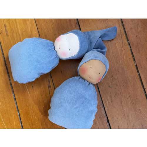 Denim blue bunting babies