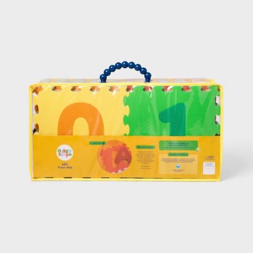 5' x 5' ABC Floor Mat Set - 36pc - Gigglescape™: Multicolored Baby Playmat, Letters Pattern, Newborn and Up