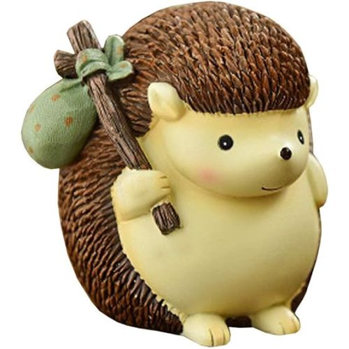 Cute Hedgehog Resin Animal Piggy Bank Coin Box Money Bank Gifts for Lovers Children, Home Decoration