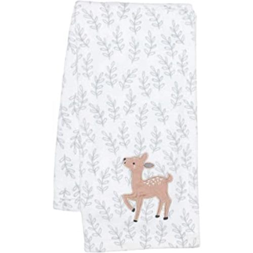Bedtime Originals Deer Park Baby Blanket, White